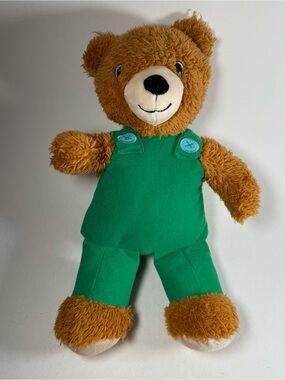 Kohls Cares Plush Corduroy Teddy Bear Green Brown 14" 2016 Stuffed Animal Toy